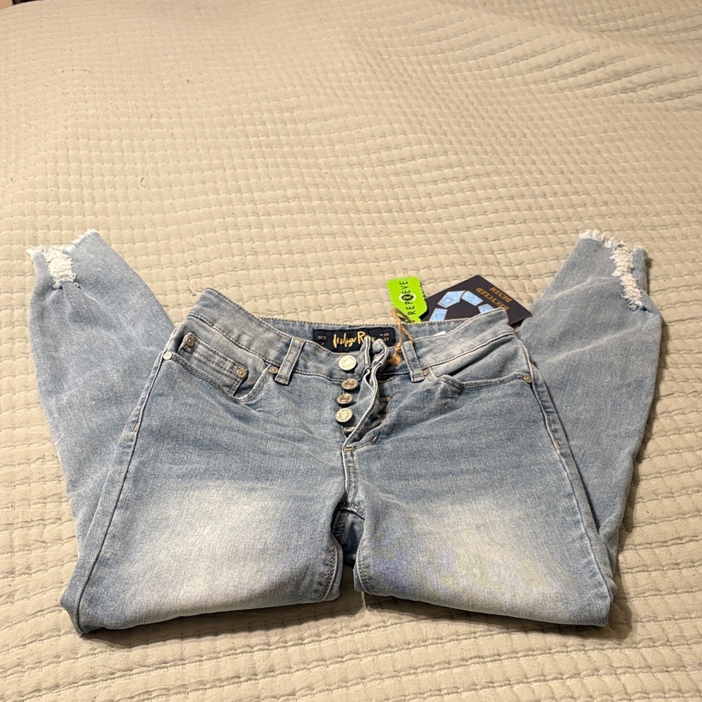 Indigo Rein Light Blue High-Rise Jeans